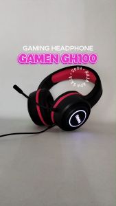 HEADSET GAMING RGB GAMEN GH100 Headphone Hedset Henset Full Bass Untuk HP Laptop Pc Komputer Leptop