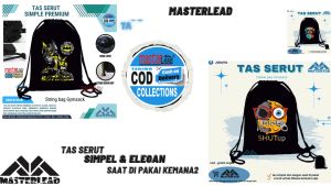 STRING BAG MOTIF TERLENGKAP / Tas Ransel Serut / Stringbag / New Stringbag Murah Tas Serut/ Tas Gymsack Futsal Bola/ Tas Ransel Drawstring bag