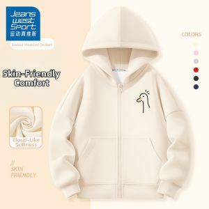 New Spring Hooded Jacket For Girls