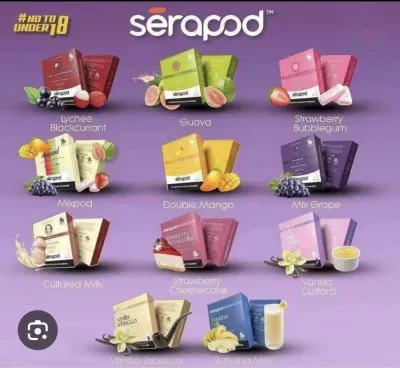 SERAPOD / CELLERA ZERO (4PCS PER PACK) & Serapod Device - COMPATIBLE NANOSTIX SYOK BOLEH PAKAI