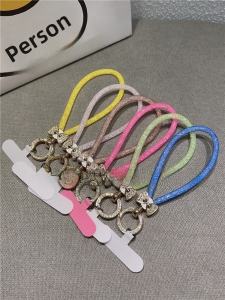 Delicate Mesh Phone Chain Handheld Water Diamond Keychain Pendant Robust Portable Anti-Loss Safety Rope Fashion Jewelry Accessory