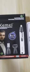 Kemei | Bộ Dụng Cụ Chăm Sóc Da Mặt 3 Trong 1 Kemei Dành Cho Nam Bộ Tông Đơ Cắt Tóc Mũi Bằng Điện Có Thể Sạc Lại Máy Tỉa Lông Mày Có Thể Sạc Lại Với Máy Tỉa Lông Mũi Siêu Nhỏ