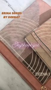 SKYSHOP HIJAB ERINA SERIES BY DEENAY SIZE 115 X115CM BAHAN VOAL KERUDUNG SEGIEMPAT MURAH PREMIUM