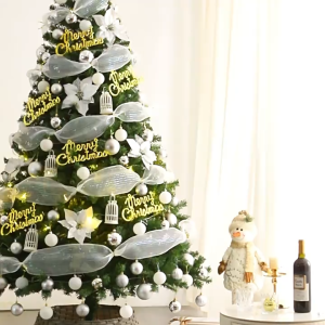 ต้นคริสต์มาสขนาดใหญ่ พร้อมของตกแต่ง 1.2-3 เมตร Large ribbon Christmas tree luxury with decorations 1.2m 1.5m 1.8m 2.4m 3 meters ALL size