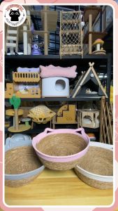 ที่นอนแมวหมา เบาะหมา บ้านแมว ที่ลับเล็บแมว ตะกร้าหวาย