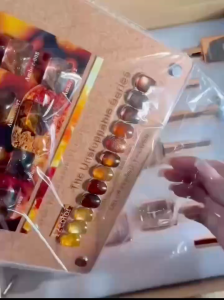 JIAO YAN SHE -The Unstoppable Series Amber Nail Gel Polish Set with 12 Shades and 2 Nail Top&Base-15ml