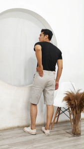 AKAJE Celana Pendek Chino Shortpants Chinos Bahan Katun Stretch Premium Melar Elastis Pria Wanita