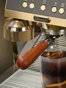 DELONGHI | Tay Cầm Espresso Không Đáy 51mm Rổ Lọc Gỗ