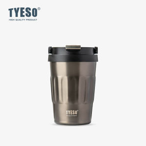 TYESO | Tyeso 400ml Retro Stainless Steel Thermal Mug Vacuum Insulated Travel Coffee Cup Portable Handheld Thermos for Home Travel
