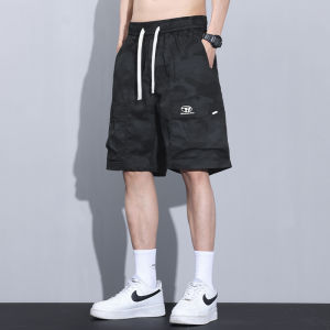Ice Silk Camouflage Shorts Summer Lightweight 5-Point Pants