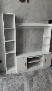 Wall-Mounted TV Cabinet with Side Storage Space Integrated Wall unit Suitable for Living Room and Bedroom Furniture