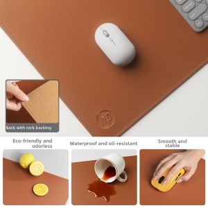 HP | Extra Large Slip-Resistant Leather Desk Pad