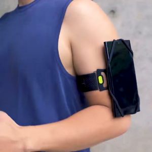 Run Tie | Đai đeo tay dùng cố định điện thoại khi chạy bộ màu đen