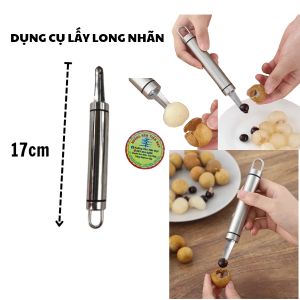 Dụng Cụ Bút Xoáy Tách Hạt Nhãn Hạt Vải và Hạt Trái Cây Chất Thép Không Rỉ Tiện Lợip