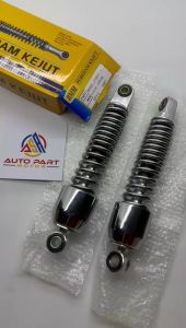 (BMM) Shockbreaker F1ZR Chrome 250 MM Shock Absorber Belakang Motor