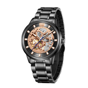 Shanghai | Automatic Mechanical Skeleton Stylish Waterproof Nightglow Watch