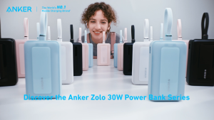 Anker Zolo Power Bank 10000mAh 30W Fast Charging Built-in USB C Cable Portable Charger for iPhone 15/16/17 Series A1688