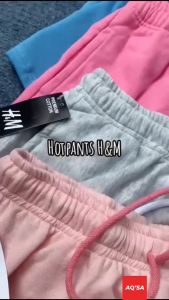 HOT PANTS Celana Pendek Wanita Polos Cotton Flecee Premium Tebal