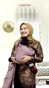 Cuddleme Bamboo Sling Gendongan Bayi Samping Ringsling Kain Jarik Praktis