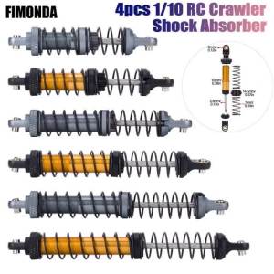 70mm-120mm Metal Shock Absorber Oil Damper for 1/10 RC Crawler Cars (SCX10 TRX4 TRX6 90046 AXI03007 Suspension Parts)