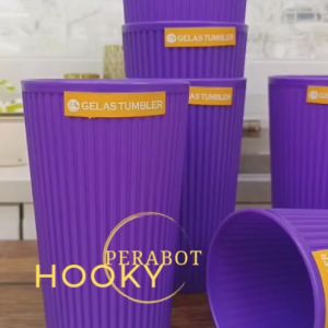 1 LOSIN GELAS PLASTIK TRUMBLLE ULIR TEBAL PLASTIK TERLARS