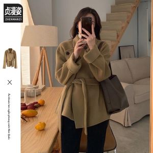 ZHENMANZI | Áo Khoác Ngắn Dáng Rộng Elegante cho Phụ Nữ Nhỏ Bé