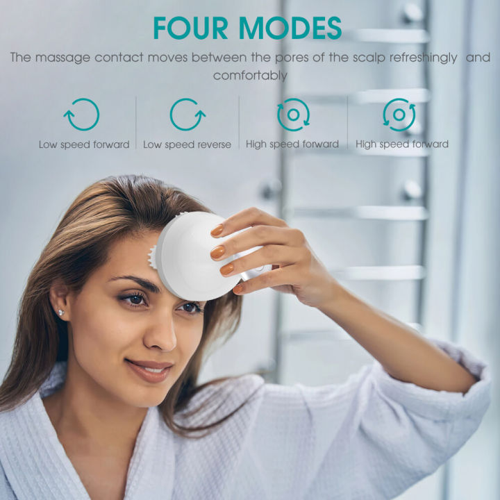 Rechargeable head massager