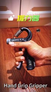 【Ready Stock】Adjustable Resistance Hand Grip Gripper Wrist Arm Finger Forearm Strengthener Exercise Gym Power Fitness