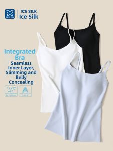 DIEANFEN | Seamless Padded Bra-in-one Tank Top