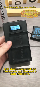 EN-EL14 Battery and Dual Slot LCD Display Charger For NIKON D3100/D5200/D5300/D/D5600/P7100/