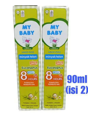 my baby minyak telon telon plus 150ml / 90ml (paket isi 2)