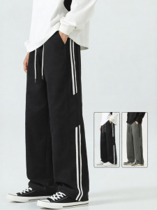 Warrior | Striped Loose Wide Leg Casual Pants