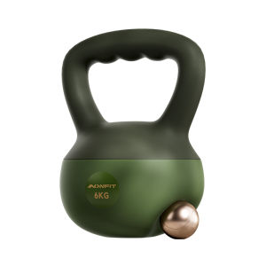 AONFIT | Quiet Beginner Friendly Soft Kettlebell 6kg