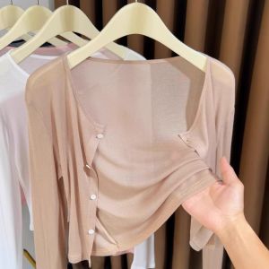 Light Thin Tencel Sun Protection Blouse Spring Wear