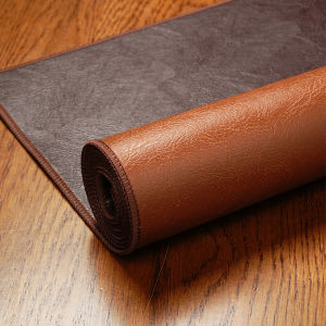 Leather Table Mat Cover Cloth Dustproof Waterproof Easy to Clean Modern Simple Style Bedside Table Lamp Pad Tea Table Cloth