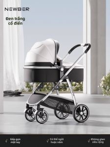 NIUBEIER | Xe Đẩy Trẻ Em Gập Gọn Nhẹ Có Thể Điều Chỉnh Góc Nghiêng View Cao