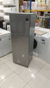 AQUA Kulkas 2 Pintu 220 Liter AQR D261 DS/DG/SG Rak Kaca Templed Low Watt TANPA BUNGA ES