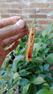 PIPA ONCE MINI KAYU CENDANA JAWA SIBOLONG MULTI AKSESORIS GANTUNGAN KUNCI