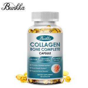 Collagen Bone Complete Capsules With Calcium and Vitamins for Skin Hair Tendons Cartilage Bones And Joints Health Anti-Aging Regenerate Collagen