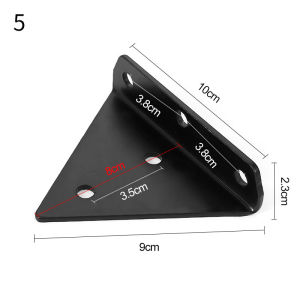 Right Triangle Corner Supports Invisible Furniture Fasteners for Beds/Cabinets/Shelves Hidden Wall Brackets Floating Shelves