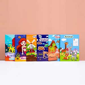 Bộ 6 Cuốn Sách Tô Màu Theo Chủ Đề Dành Cho Trẻ Em & Thanh Thiếu Niên Dụng Cụ Giáo Dục Giúp Giải Tỏa Căng Thẳng Và Khơi Dậy Khả Năng Sáng Tạo.