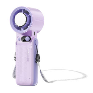 JF168 Peltier พัดลมแบบมือถือการทำความเย็น USB สัมผัสน้ำแข็งแบบพกพาพัดลมพับเก็บได้กับมอเตอร์ไร้แปรงถ่าน-ตั้งค่าความเร็ว199สำหรับการเดินทางและสำนักงาน