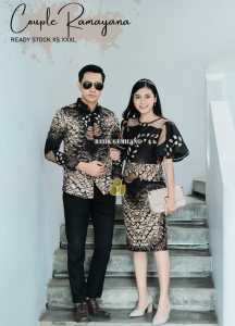 Motif Ramayana | Couple Batik Gemilang Full Furing dan Tricot Premium Batik Solo | Dress Batik | Tunik Batik | Dress Kondangan | Batik Couple Premium | Batik Couple 2025 | Couple Batik Premium
