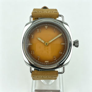45mm ST3600 men watch Classic retro pilots watch manual winding mechanical movement Mens Automatic Mechanical Watch
