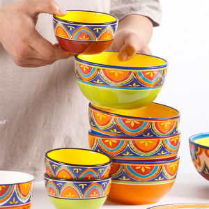 OMK Tunisian series Ceramic noodle bowl 250ML and 750ML