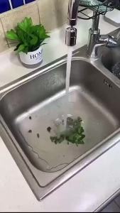 REVO Stainless Steel Kitchen Sink Drain Filter with Wide Side Strainer Plug