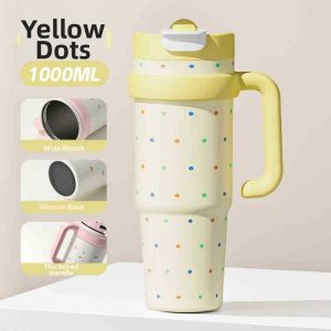 DIHUANTUO | High Capacity Insulated Travel Mug For Vehicle Cold Retention