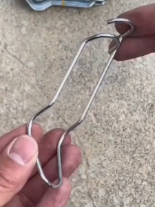 IIKKPP ลวดสปริงรัดท่อโรงเรือน แพ็ค 100 ตัว ราคาพิเศษ / ลวดรัดท่อโรงเรือน / ลวดสปริงชุปซิงค์ / ลวดสปริงเคลือบดำ / ลวดรัดท่อ /เหล็กรัดท่อ/โรงเรือน