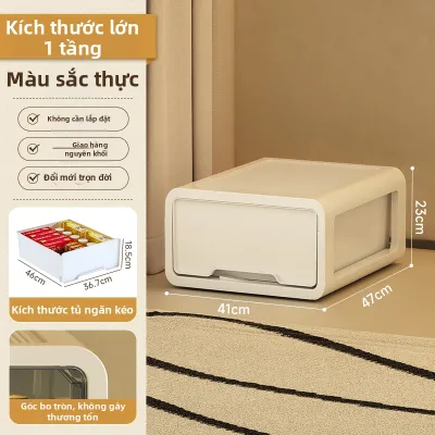XINGYOU | Tủ Lưu Trữ Đồ Chơi Thức Ăn Kéo Plastic