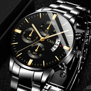 jam tangan anti air jam tangan pria Jam Tangan Kuarsa Kalender Fashion Stainless Steel Mewah Jam Tangan Pria Bisnis jam tangan cowok keren jam tangan pria dewasa 2022 keren anti air jam tangan pria anti air